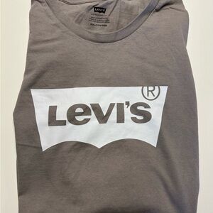 Levi's Charcoal Gray Short Sleeve Tee